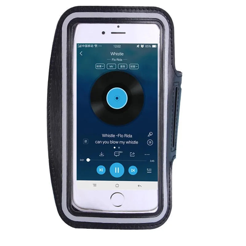 Nova Corrida Esportes Caso Do Telefone Braço Banda Para Iphone 15 14 Pro Max Xr 6 7 8 plus Samsung Nota 20 10 S9 Capacidade Máxima De 7 Polegadas