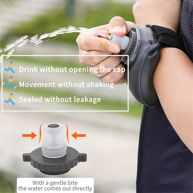 Garrafa De Água Portátil Para Corrida, Ajustável, Pequena Garrafa Esportiva, Para Esportes Ao Ar Livre, Ciclismo, Maratona