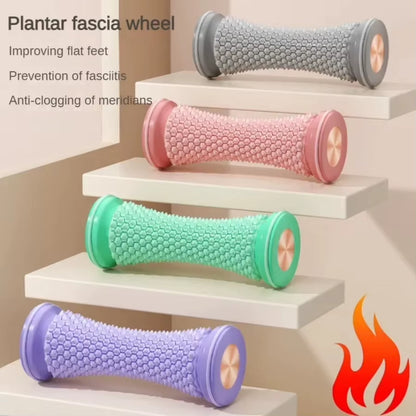 Massageador De Pés E Pernas Ergonômico Para Yoga E Fitness Em Casa, Com Rolo Para Fáscia Plantar E Placa De Pressão Digital Para Relaxamento Muscular Profundo