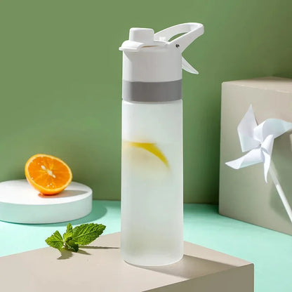 650Ml Spray Garrafa De Água Portátil Esporte Ao Ar Livre Garrafa De Água Para Meninas Ginásio Fitness Beber Drinkware Caminhadas Equitação Garrafa De Água