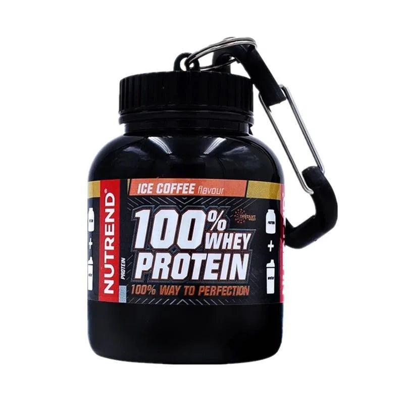 Mini Garrafas Portáteis De Proteína Em Pó Com Chaveiro, Funil De Saúde, Garrafa De Medicina, Copo De Água Pequeno, Fitness, Armazenamento Esportivo Ao Ar Livre 1