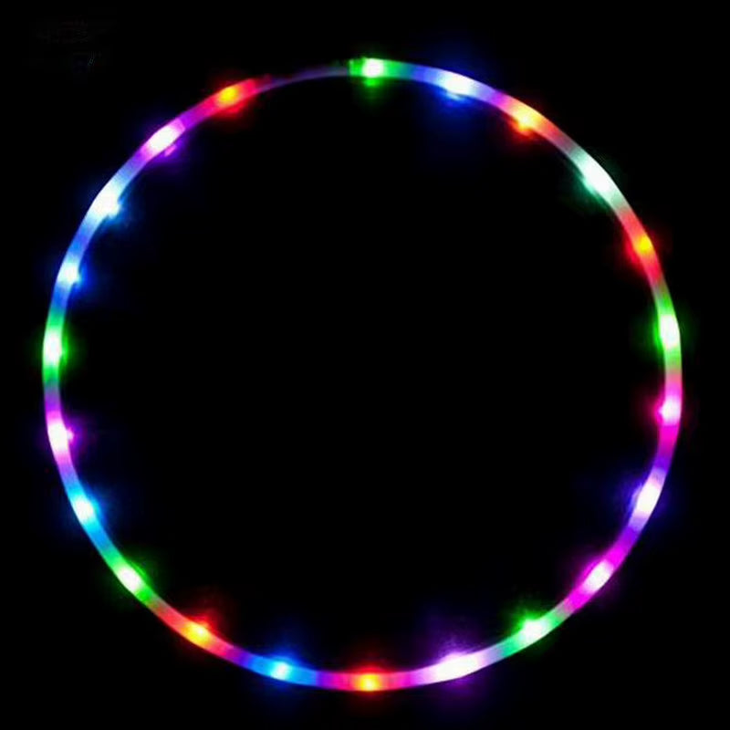 Argola Esportiva Com Luz Led, Aro De Ginástica Colorido Para Show De Arte, Aro Fitness Feminino, Peso Solto, Equipamento Fitness Para Academia Em Casa