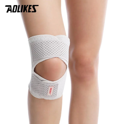 Aolikes 1 Pçs Fitness Correndo Ciclismo Joelheiras Suporte Esporte Compressão Cotovelo Joelheira Manga Para Basquete Vôlei