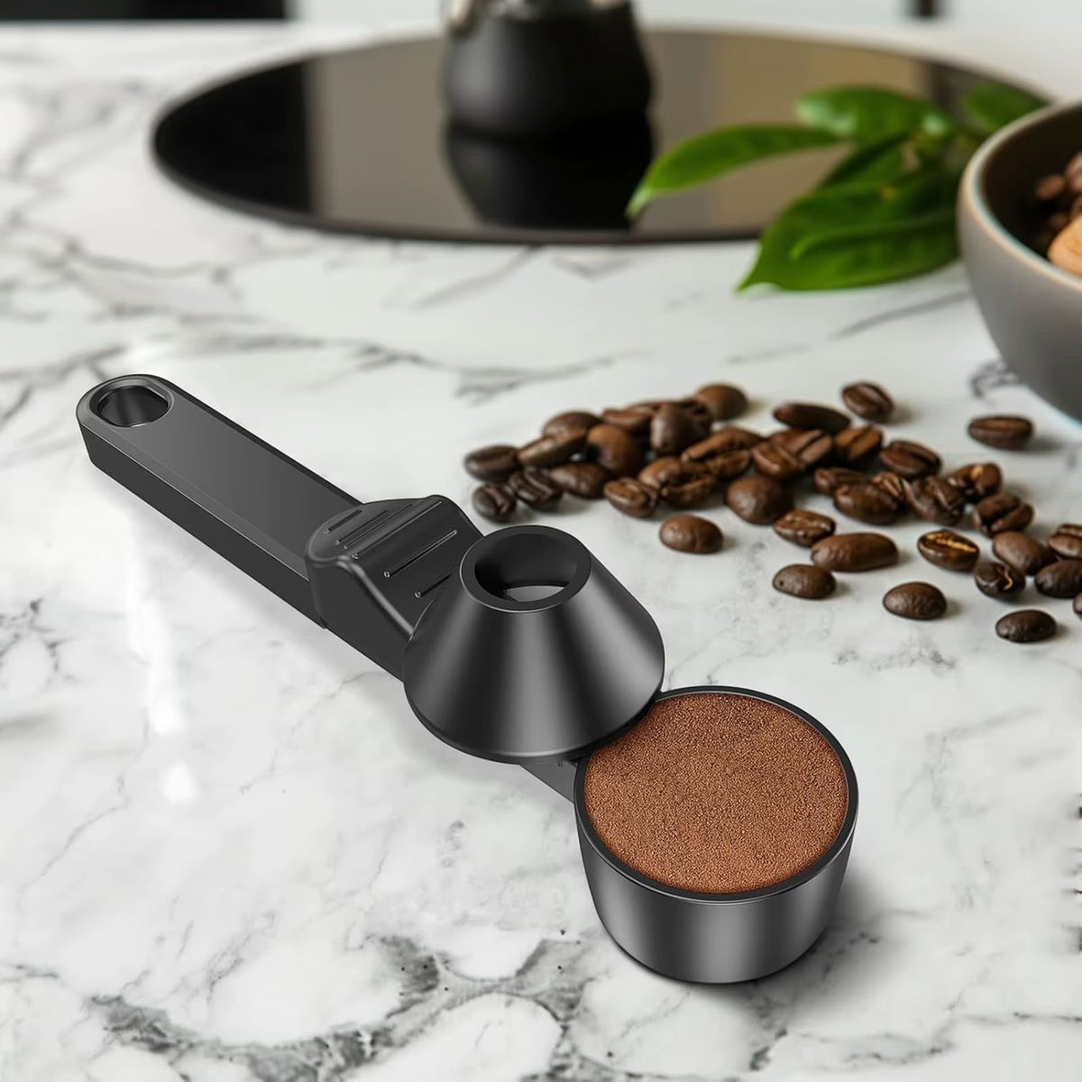 Colher De Café Deslizante Criativa À Prova De Vazamento, Colher Medidora De Proteína Em Pó Com Furo Para Pendurar, Para Cozinha, Bar, Academia, Viagem