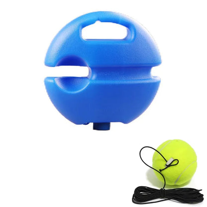 Professional Tennis Training Aid with Heavy-Duty Base and Elastic Rope Ball for Self-Practice and Sparring