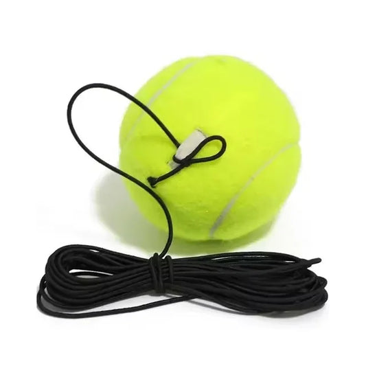 Professional Tennis Training Aid with Heavy-Duty Base and Elastic Rope Ball for Self-Practice and Sparring