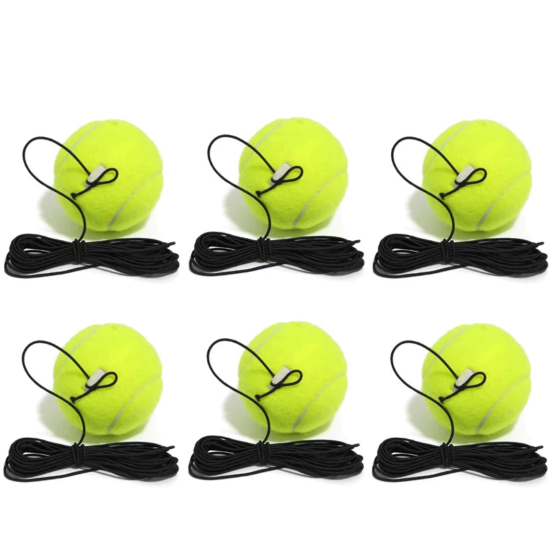 Professional Tennis Training Aid with Heavy-Duty Base and Elastic Rope Ball for Self-Practice and Sparring