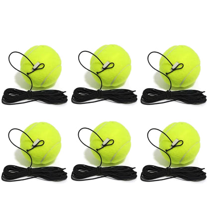 Professional Tennis Training Aid with Heavy-Duty Base and Elastic Rope Ball for Self-Practice and Sparring