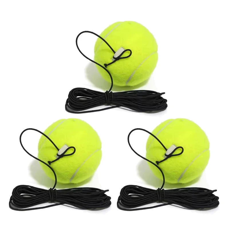 Professional Tennis Training Aid with Heavy-Duty Base and Elastic Rope Ball for Self-Practice and Sparring
