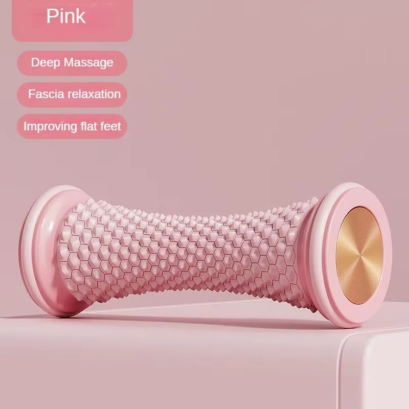 Massageador De Pés E Pernas Ergonômico Para Yoga E Fitness Em Casa, Com Rolo Para Fáscia Plantar E Placa De Pressão Digital Para Relaxamento Muscular Profundo