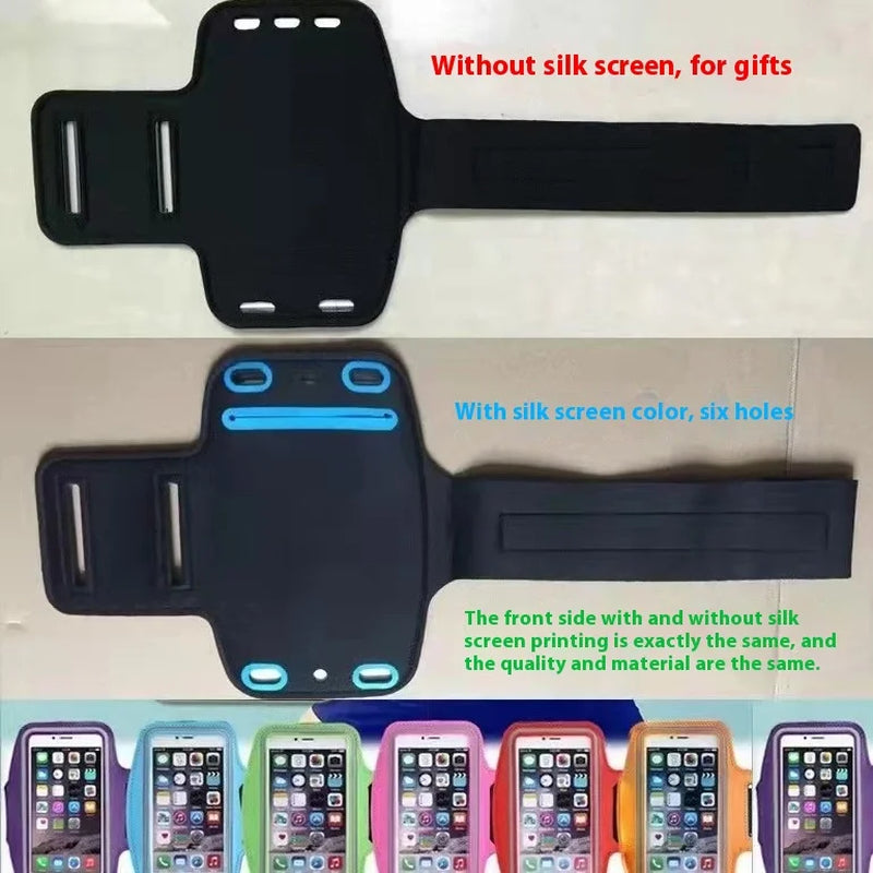 Nova Corrida Esportes Caso Do Telefone Braço Banda Para Iphone 15 14 Pro Max Xr 6 7 8 plus Samsung Nota 20 10 S9 Capacidade Máxima De 7 Polegadas