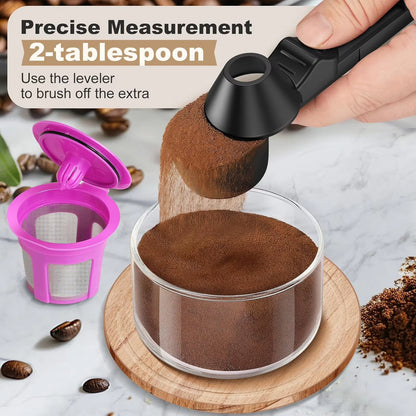 Colher De Café Deslizante Criativa À Prova De Vazamento, Colher Medidora De Proteína Em Pó Com Furo Para Pendurar, Para Cozinha, Bar, Academia, Viagem