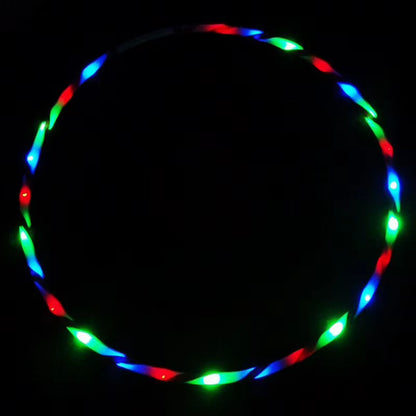 Argola Esportiva Com Luz Led, Aro De Ginástica Colorido Para Show De Arte, Aro Fitness Feminino, Peso Solto, Equipamento Fitness Para Academia Em Casa