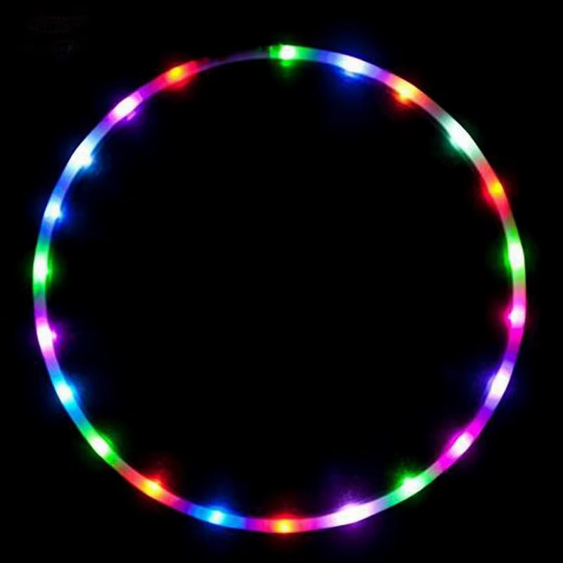 Argola Esportiva Com Luz Led, Aro De Ginástica Colorido Para Show De Arte, Aro Fitness Feminino, Peso Solto, Equipamento Fitness Para Academia Em Casa