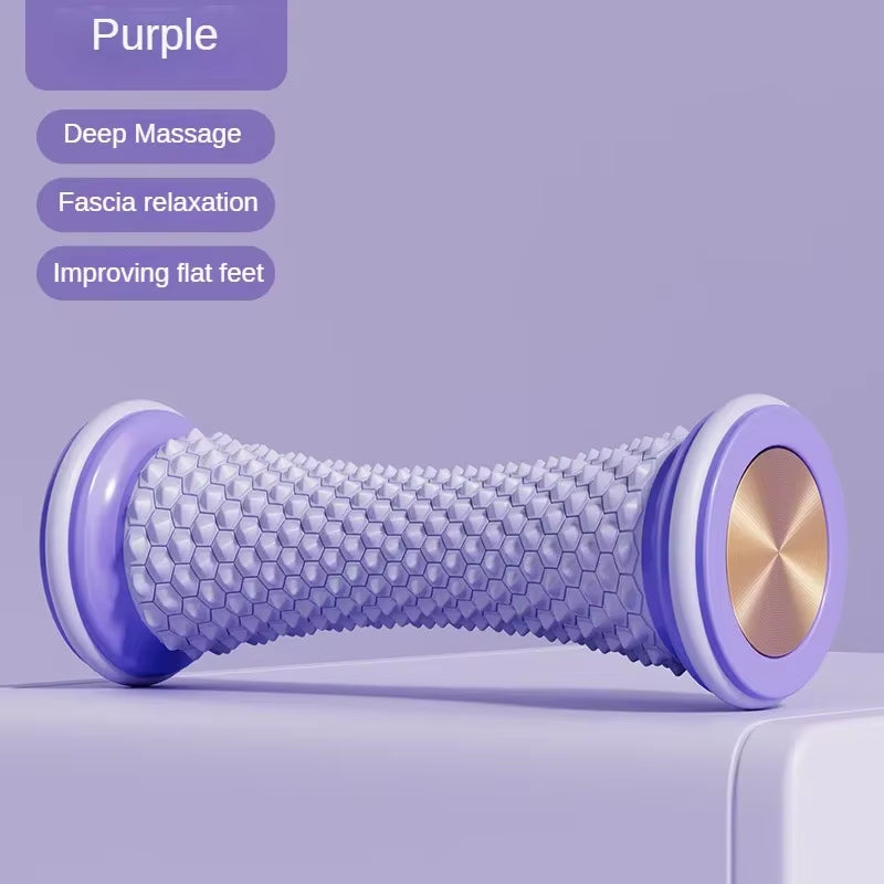 Massageador De Pés E Pernas Ergonômico Para Yoga E Fitness Em Casa, Com Rolo Para Fáscia Plantar E Placa De Pressão Digital Para Relaxamento Muscular Profundo