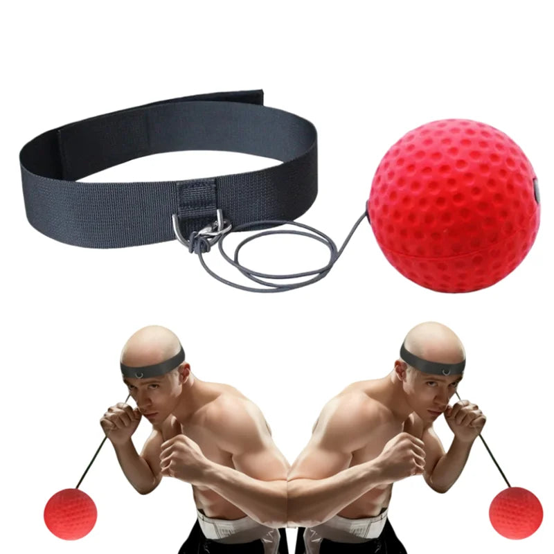 Bola De Treinamento De Boxe Criança Caixa Bola Único Jogo Com Bandana Interação Pai-Filho Bola Reflexo De Boxe Para Perfuração De Reação