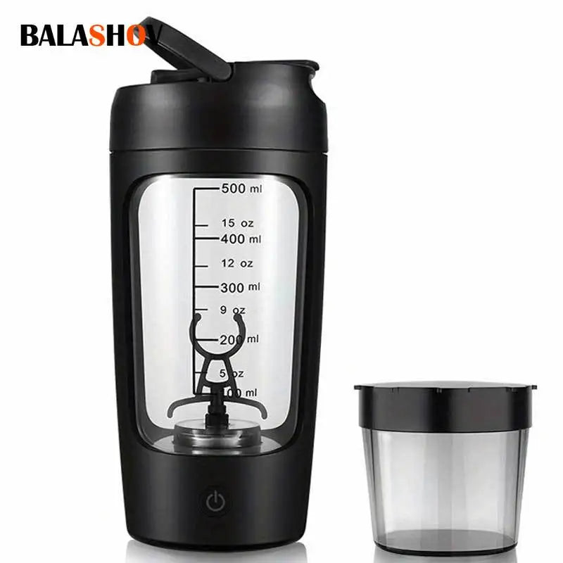 500Ml Elétrica Proteína Em Pó Copo De Mistura Automático Shaker Garrafa Misturador Shake Garrafa Leite Café Liquidificador Chaleira Para Ginásio Ao Ar Livre