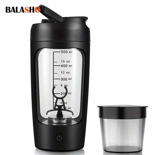 500Ml Elétrica Proteína Em Pó Copo De Mistura Automático Shaker Garrafa Misturador Shake Garrafa Leite Café Liquidificador Chaleira Para Ginásio Ao Ar Livre